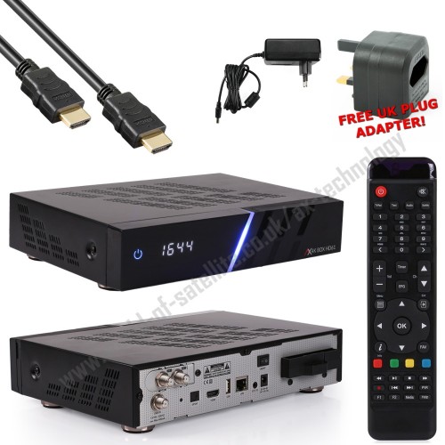 AX 4K-BOX HD61 UHD 1x DVB-S2x 1x DVB-CT2 Tuner 2160p E2 Linux Receiver 