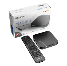Amiko A14 GREEN+ | MYTV3 | 2GB + 32GB | DUAL BAND WiFi | BACKLIT BLUETOOTH VOICE REMOTE