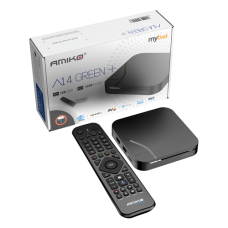 Amiko A14 GREEN+ | MYTV3 | 2GB + 32GB | DUAL BAND WiFi | BACKLIT BLUETOOTH VOICE REMOTE