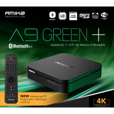 Amiko A9 GREEN+ PLUS 2GB + 16GB | DUAL BAND WiFi