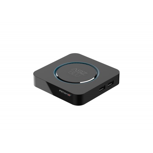 AMIKO A9 Blu UHD Android 9 mtyv 2 QUAD CORE WIFI HDR10 DUAL Wi-Fi Gigabit LAN 