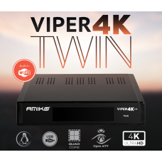 AMIKO VIPER 4K V40 UHD TWIN TUNER DVB-S2X