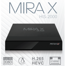 Amiko MIRA X HiS-2000 [GRADE A] - OTT IPTV + Satellite DVB-S2X Fast Linux based Receiver