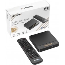Amiko MIRA X-5200 BT Bluetooth Linux OTT IPTV 4K UHD Media streamer | 2GB + 8GB | Dual Band WiFi