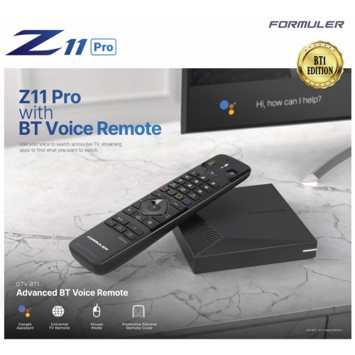 How to Setup Formuler GTV-BT1 Remote for TV control 