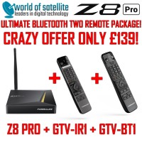 Formuler Z8 PRO [NEW 2020 VERSION] ULTIMATE BLUETOOTH TWO REMOTE PACKAGE GTV-BT1 + GTV-IR1