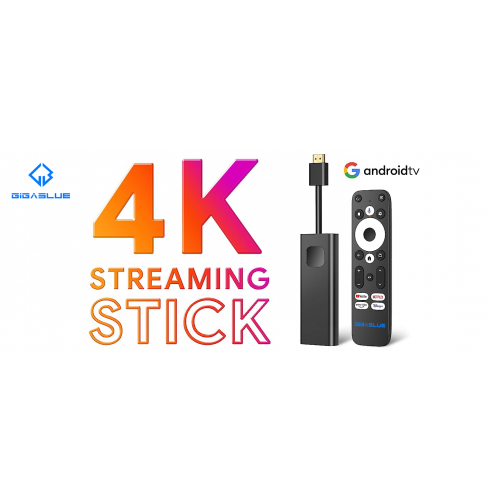 GigaBlue Dcolor Giga TV Stick 4K PRO, Android 11, 2GB + 16GB