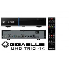 GiGaBlue UHD Trio 4K UHD 1x DVB-S2X 1x DVB-C/T2