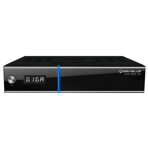 Gigablue UHD TRIO 4K 2160p 1xDVB-S2X 1xDVB-C/T2 Tuner 1200 Mbit/s Wlan USB 