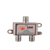 GT-Sat GT-SP21 2 Way Satellite Splitter 5-2400MHz DC Pass Suitable for Unicable