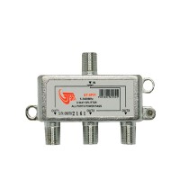 GT-Sat GT-SP31 3 Way Satellite Splitter 5-2400MHz DC Pass Suitable for Unicable