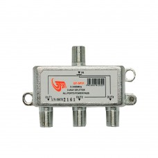 GT-Sat GT-SP31 3 Way Satellite Splitter 5-2400MHz DC Pass Suitable for Unicable