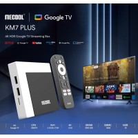 MECOOL KM7 PLUS Android 11 GOOGLE TV OS 4K MEDIA STREAMER - NETFLIX 4K | AMAZON PRIME VIDEO TV STREAMING