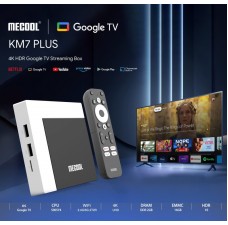 MECOOL KM7 PLUS Android 11 GOOGLE TV OS 4K MEDIA STREAMER - NETFLIX 4K | AMAZON PRIME VIDEO TV STREAMING