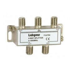 Labgear UHF 4-way Splitter 5-1000MHz DC Pass