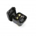 Euro Converter 2pin to 3pin plug ECP1 BLACK