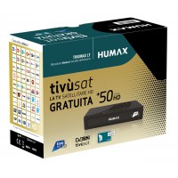 TivuSat Humax Tivumax LT HD-3801S HD Decoder + FREE PRE-ACTIVATED Tivusat HD SmartCard