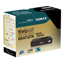TivuSat Humax Tivumax LT HD-3801S HD Decoder + FREE PRE-ACTIVATED Tivusat HD SmartCard