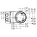 Uniarch TR-JB07/WM03-G-IN Fixed Dome Turrect Wall Mount