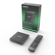 YOKATV IPx3 4K UHD IPTV Android Streaming TV Box | 4GB + 64GB | WiFi 6 | BACKLIT BT VOICE REMOTE