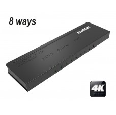 Edision 4K HD 1080p 8 way HDMI Splitter 1x8