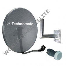 Technomate 80cm Mesh Satellite Dish Kit