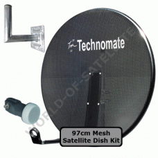 Technomate 97cm Mesh Satellite Dish Kit