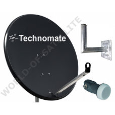 Technomate 80cm Solid Satellite Dish Kit