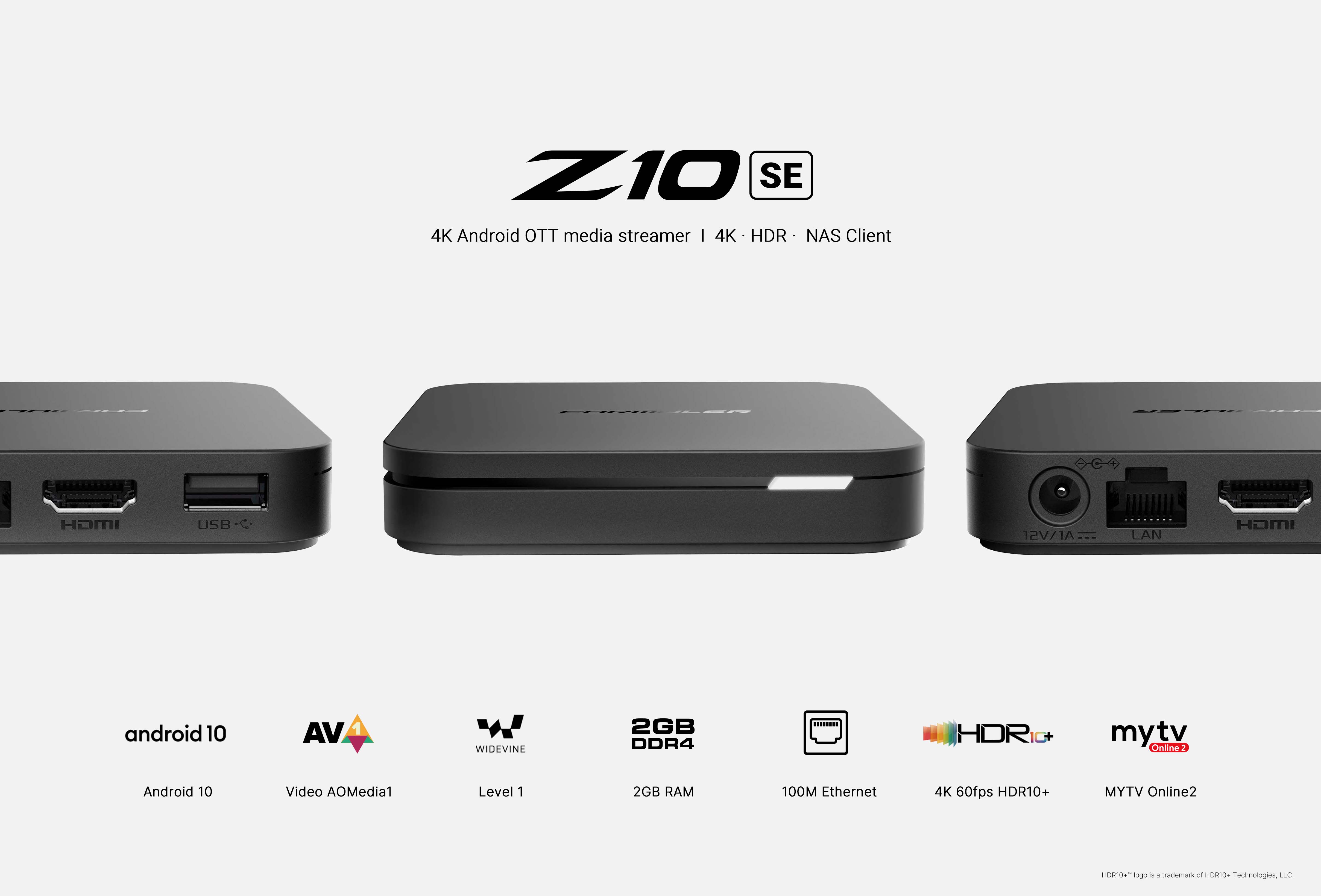 Formuler Z10 SE UHD 4K Android Media Streamer IPTV Receiver with